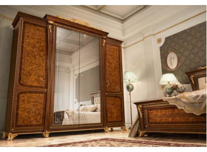 Kledingkast Houten kast Kast Massieve slaapkamer meubels Italië Echt hout