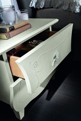 Compleet set bed nachtkastje commode nieuw design slaapkamer 5-dlg. Slaapkamer.