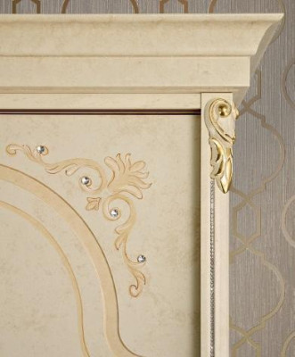 Luxe kledingkast kast stijl meubels klassieke slaapkamer kasten hout