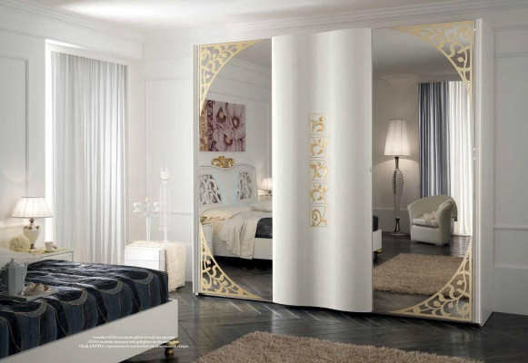 Kledingkast Slaapkamer Hout Kast Stijl Houten Kasten Modern Spiegel XXL