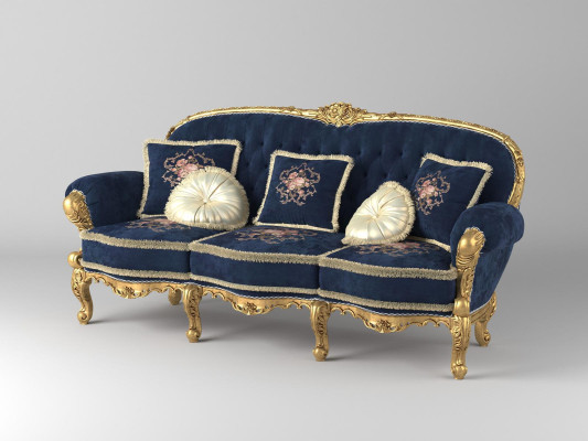Chesterfield Klassieke Driepersoons Bankstel Woonkamer Textiel Banken 3-Zits Nieuw