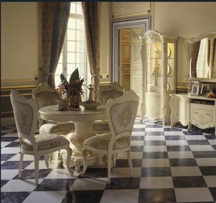 Eetkamer set tafel + 4 stoelen eetkamerstoel set tafel groep garnituur 5-delig.