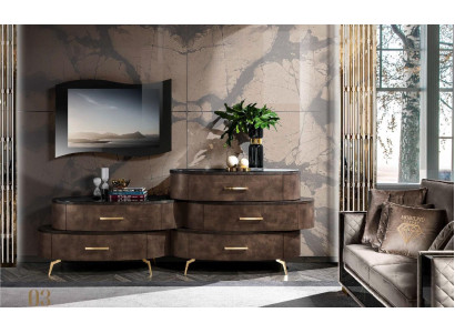 Tv-meubel tv-kast tafel woonkamer dressoir hout modern meubilair