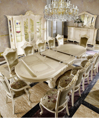Houten meubels uit Italië Eetkamertafels Inrichting Eettafel Luxe Tafel Massief