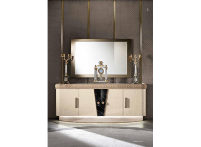 Commode met spiegel Hout Ladenkast Meubels Kast Slaapkamer Luxe Sideboard Nieuw