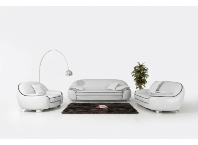 Leren bank bank woonlandschap 3+2+1 zits bankstel design modern sofa F3013