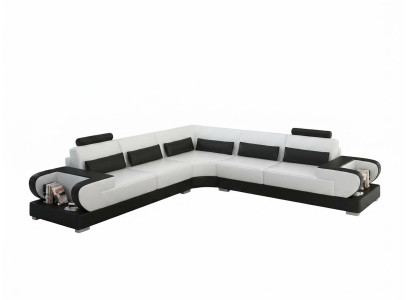 Leren bank Bank Woongebied Hoekbank Hoekbank Ontwerp Moderne Bank G8003B