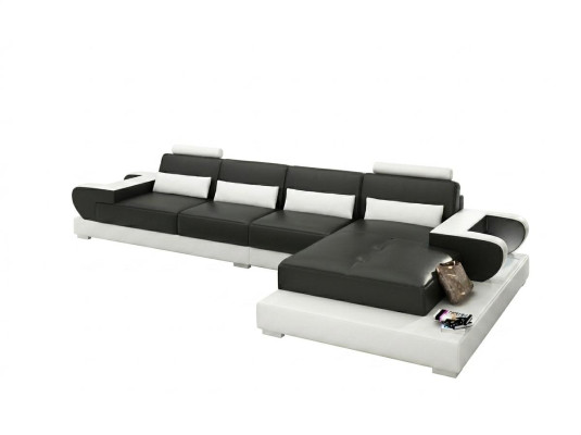 Leren bank Bank Woonlandschap Hoekbank Hoekbank Ontwerp Moderne Bank G8003C