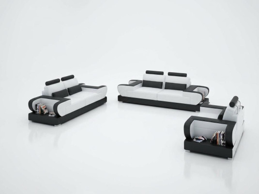 Leren bank bank woonlandschap 3+2+1 zitplaatsen set ontwerp modern bankstel G8003D