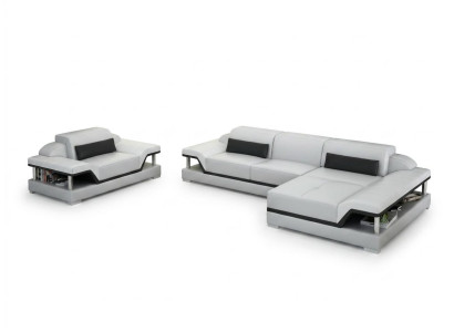 Ontwerp leren bank bank bank bekleding hoek woonlandschap set banken nieuw G8004F