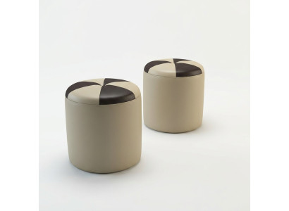 Ontwerp Beklede Voetenbank Ottomaanse Zit Chaise Gestoffeerde Pufa FT009