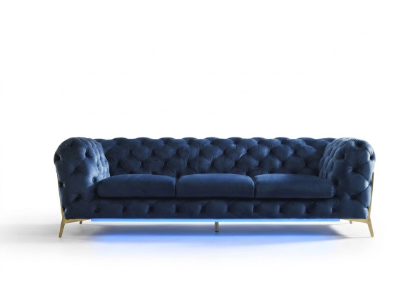 Chesterfield zitplaats van textiel stof 2-zits woonkamer bank bankstel