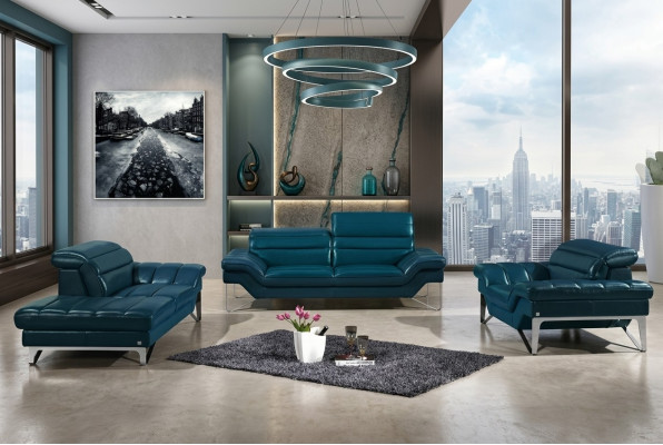 Sofa set van leer, 3+2 zits bankstel (zonder fauteuil), zitbank kussen set 994.