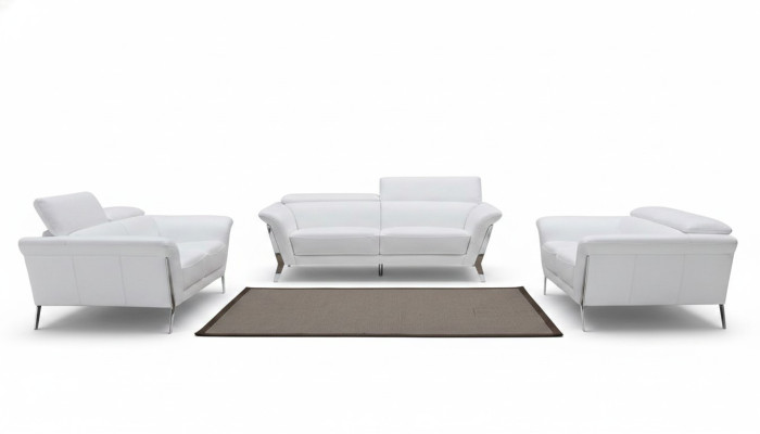 Sofa van leer Set 3+2 (zonder fauteuil) Bank Zitkussen Garnituur 1547