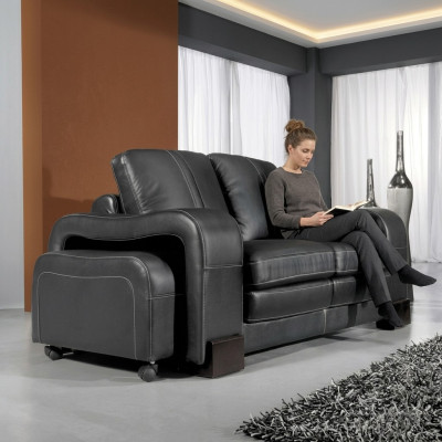 Sofa set bekleding bank bank set 3+2 zitsbanken banken leer nieuw