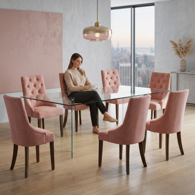 8x Chesterfield fauteuil lounge club gestoffeerde stoel stoelen zit set leuning nieuw