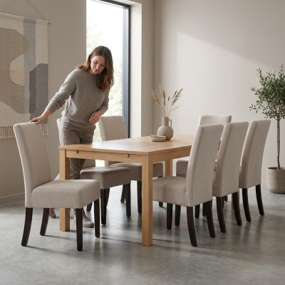 6x Stoel Set Gestoffeerd Zitstoelen Set Wachtkamer Kantoor Praktijk Lounge Club