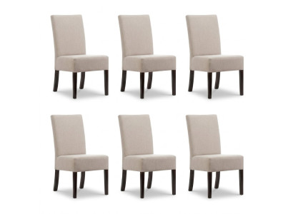 6x Stoel Set Gestoffeerd Zitstoelen Set Wachtkamer Kantoor Praktijk Lounge Club