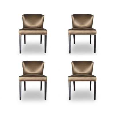 4x Stoelen Stoel Bekleding Ontwerp Rugstel Garnituur Fauteuil Compleet Modern Set Nieuw
