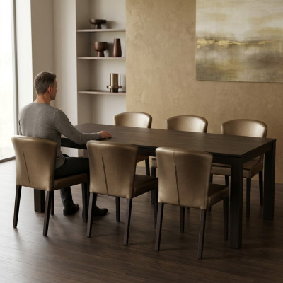 8x Stoelen Stoel Bekleding Ontwerp Armleuning Garnituur Fauteuil Compleet Modern Set Nieuw