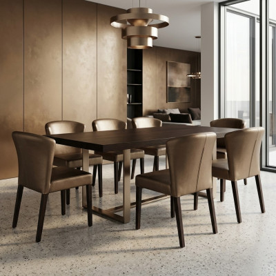 8x Stoelen Stoel Bekleding Ontwerp Armleuning Garnituur Fauteuil Compleet Modern Set Nieuw