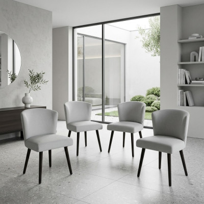 4x Leren Beklede Stoelen Zithoeken Design Lounge Club Fauteuil Set