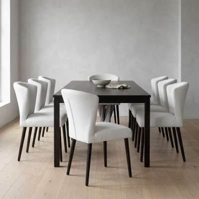 8x Design Fauteuil Lounge Club Beklede Stoel Stoelen Set Woonkamer Leuning Nieuw