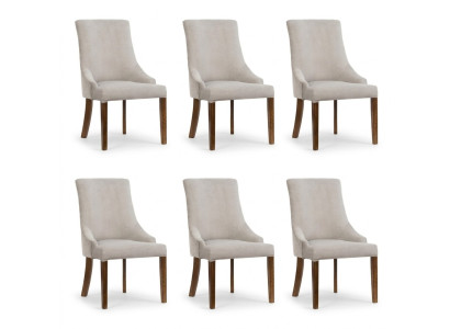 6x set van Design bekleding stoelen stoelenset compleet met leuningen zit lounge club nieuw