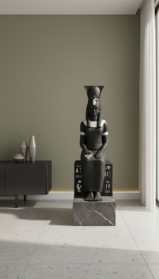 Egyptische farao standbeeld sculptuur figuren sculpturen decoratie decoratie figuur 123cm