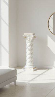 Kolom Marmer Stijl Decoratie Pilaren Standbeeld Sculptuur Standbeeld Sculpturen Decoratie 1015