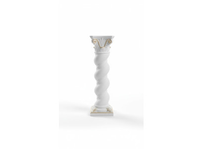 Zuils Medusa Meander Stijl Decoratieve zuil Kolom standbeeld Stand Barok 100cm Nieuw 1017