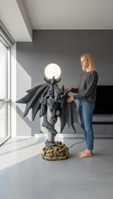 XXL Design Gothic Vloerlamp Lamp Staande Lamp Drakenlampen 143cm - XXL Design Gothic Vloerlamp Staande Lamp Drakenlampen 143cm