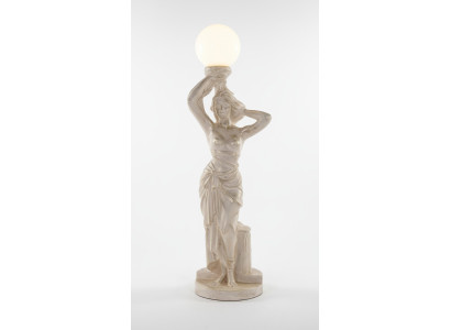 Antieke stijl staande lamp staande lamp lamp figuur sculptuur ontwerp verlichting