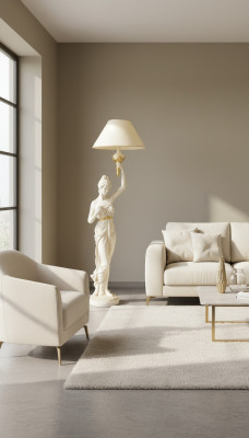 Beeldhouwwerk Staande Lamp Ontwerp XXL Staande Lamp Woonkamer Lampen 183cm