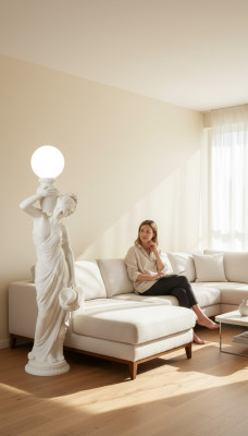 XXL Design Verlichting Lamp 143 cm Klassieke Verlichting P6922x143