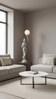 XXL Ontwerp Staande Lamp Sculptuur Figuur Beelden Standbeeld 153cm