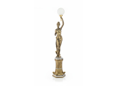 XXL Ontwerp Staande Lamp Staande Lamp Sculptuur Figuur Figuren Beeld 227cm