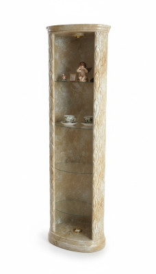 XXL Medusa Antike Stil Vitrine Bar Bodenvase Schrank Vitrinen Säule 181cm Neu