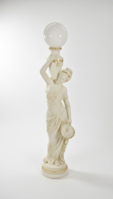 Staande lamp sculptuur figuur lampen licht Egypte standbeeld figuren sculpturen 1680