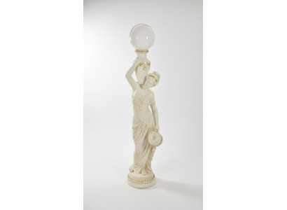 Staande lamp sculptuur figuur lampen licht Egypte standbeeld figuren sculpturen 1680