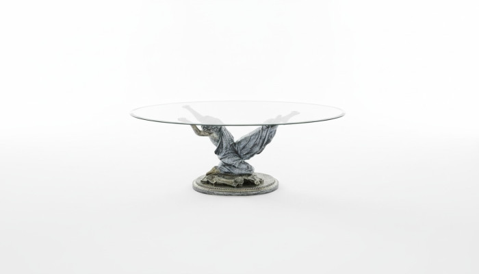 Ontwerp Medusa Salontafel Glazen Tafel Bijzettafels Bank Klassiek 42cm