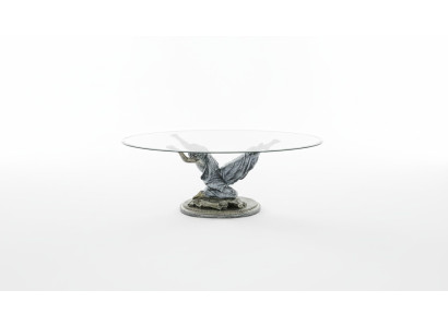 Ontwerp Medusa Salontafel Glazen Tafel Bijzettafels Bank Klassiek 42cm