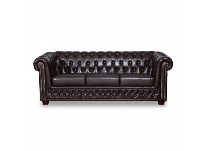 Chesterfield bankstel bank 3+1+1 bank stof set banken sofa's Yorki Nieuw.