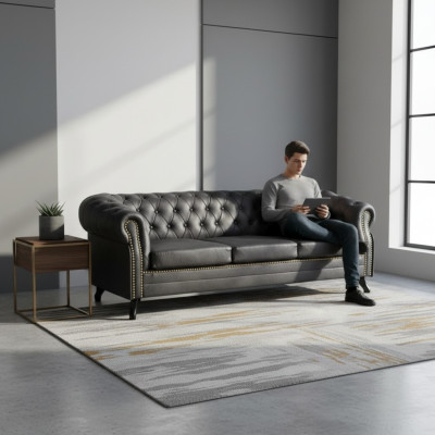Chesterfield bankstel Bankstel 3+1 bank gestoffeerde set Banken Bankstellen Banken Leder Chesterfield bankstel Bankstel 3+1 bank gestoffeerde set Banken Bankstellen Banken Leer
