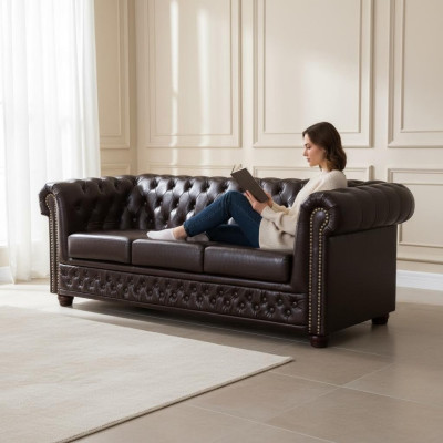 Chesterfield bankstel bankstel 3+1 bank stof set bankstellen banken leer meubels Chesterfield bankstel bankstel 3+1 bank stof set bankstellen banken leer meubels
