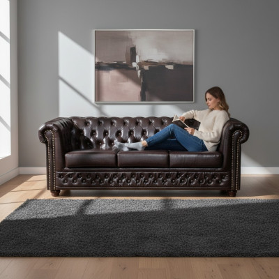 Chesterfield bankstel bank Bekleding Design Leer Stof Garnituren 3+2 Bank  Chesterfield bankstel bank Bekleding Ontwerp Leder Stof Garnituren 3+2 Bank