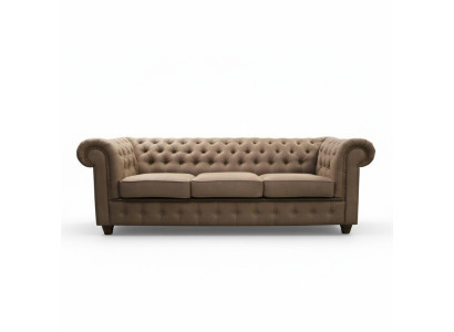 Chesterfield design luxe gestoffeerde zitbank xxl grote 3-zitsbank banken meteen