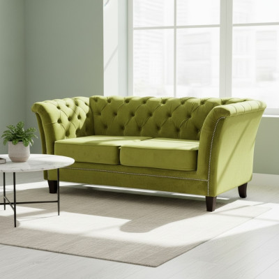 Chesterfield Design Bank Bank Bekleding Kantoor Praktijk Kantoren Stoffen Stof