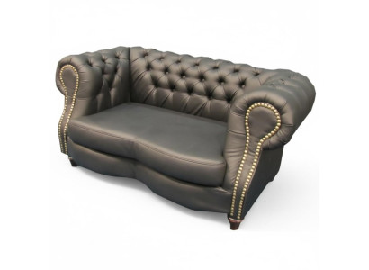 Chesterfield Lincoln 2-zits bank gevoerde banken banken ontwerpen bank club leer