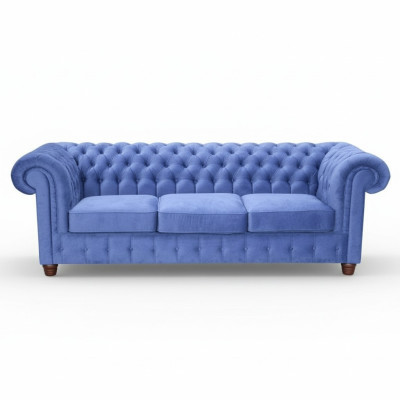 Ontwerp klassieker Chesterfield Big XXL 3-zitsbank lederen textielbanken banken